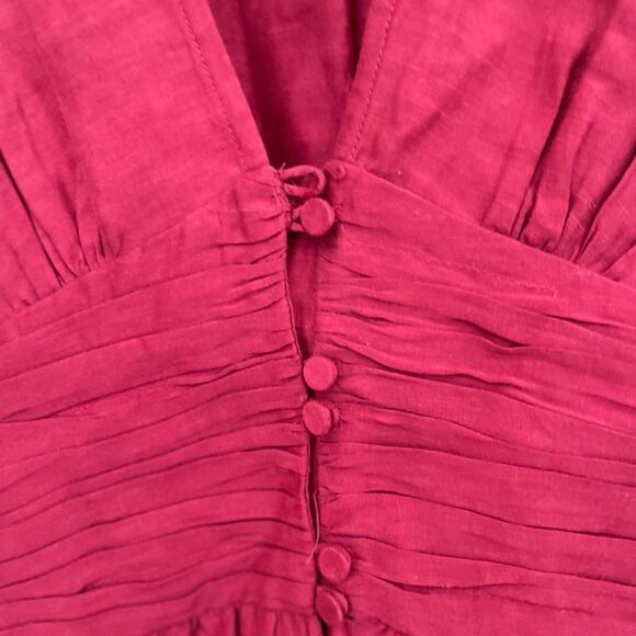 Aje Deep Red Blouse - Picture 7 of 10